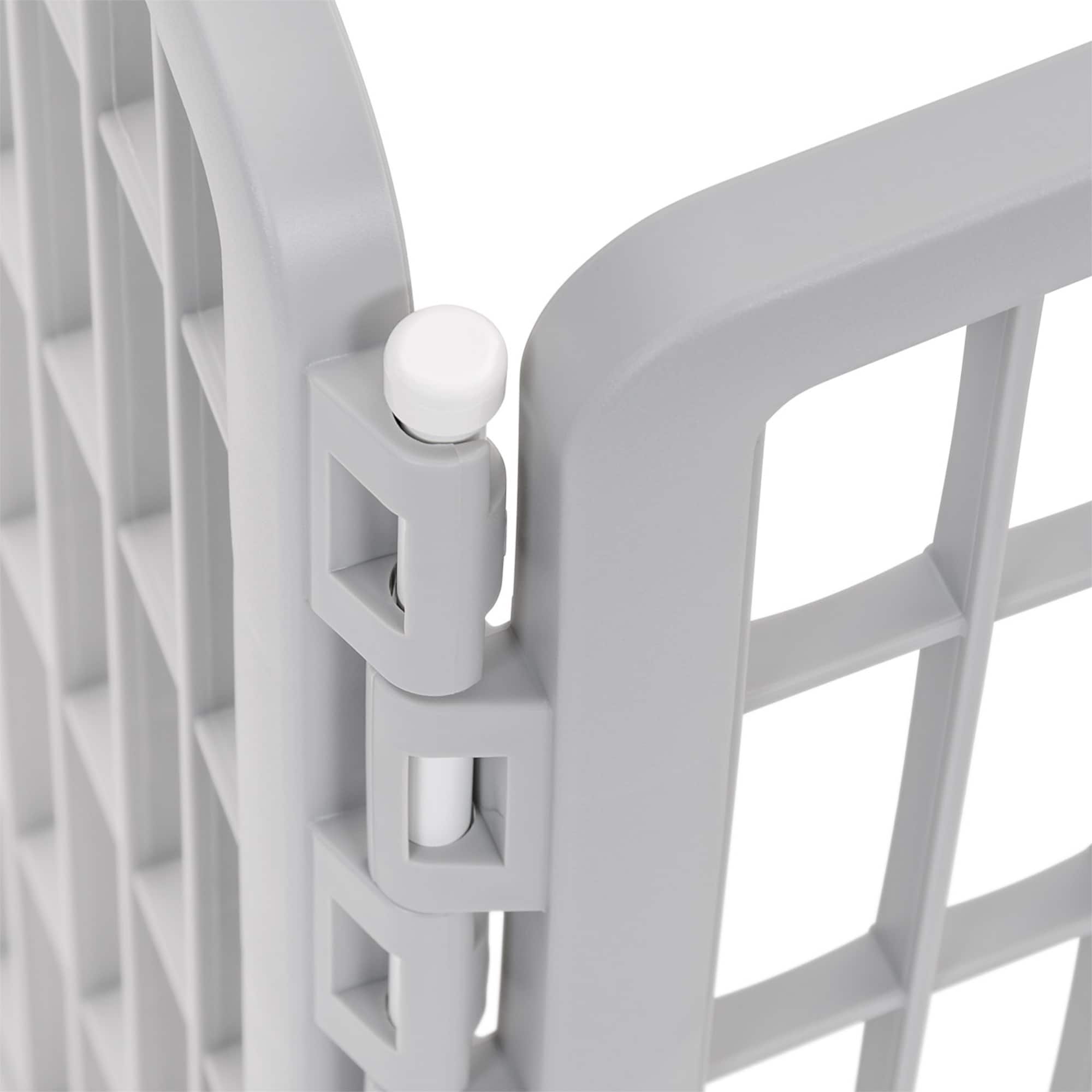 IRIS® Gray 4-Panel Pet Playpen with Door
